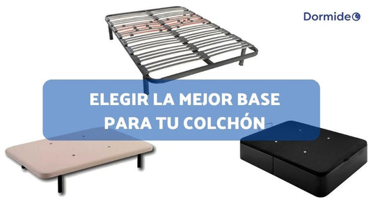 Elegir la mejor base para tu colchón: ¿Somier, Canapé o Base Tapizada?