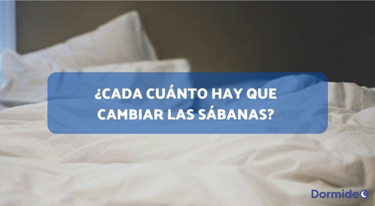 cada cuánto hay que cambiar las sábanas
