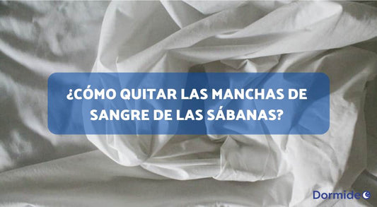 cómo quitar sangre de las sábanas