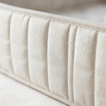 Platabanda perimetral con tapa con tejido Jacquard Natural de Algodón y Lino