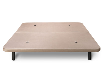 Base Tapizada Partida 3D Beige | Dormideo