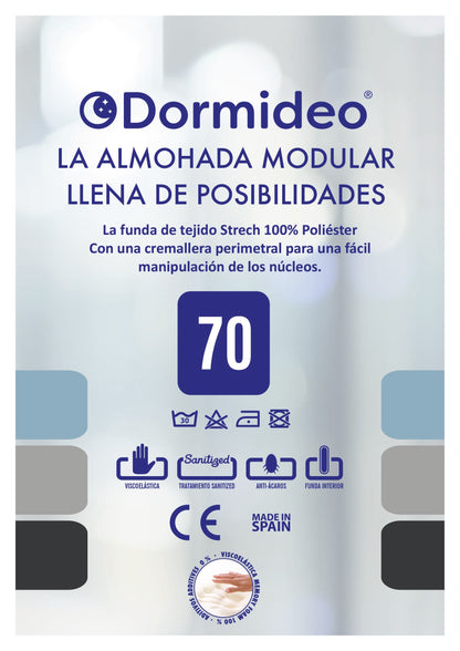 Almohada Modulable Dormideo 70cm (Nueva)