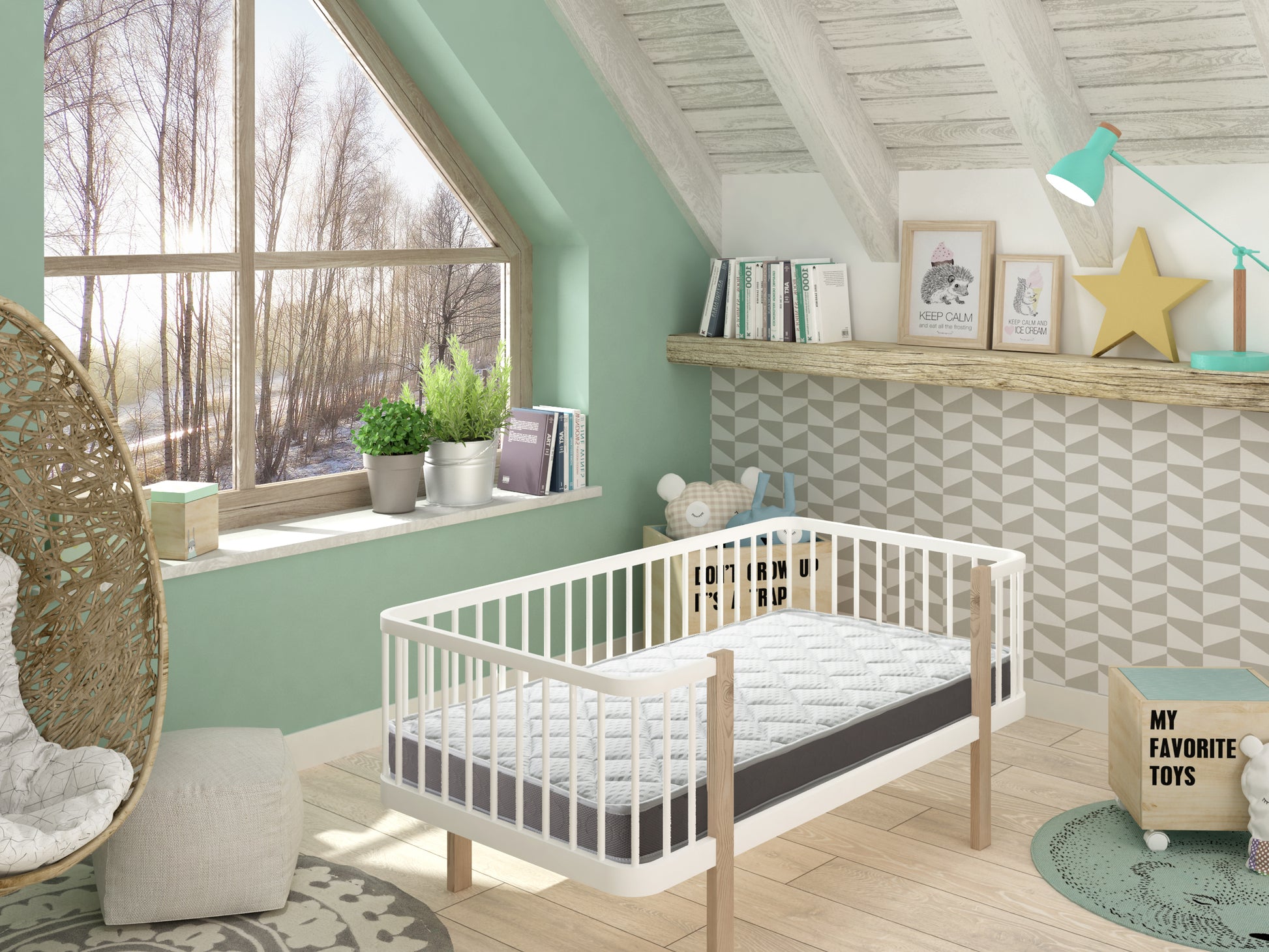Comprar Colchón Viscoelástico para Cuna 'BabyBed' – Dormideo